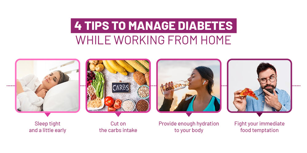 4 Tips to Manage Diabetes While Working from Home