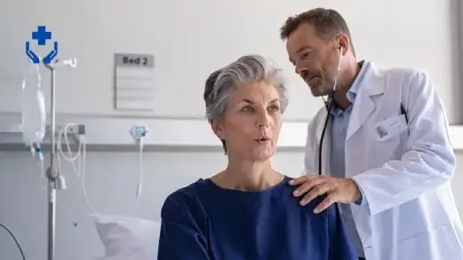 Complications of COPD.