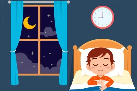 happy-cute-little-boy-sleep-bed-room_