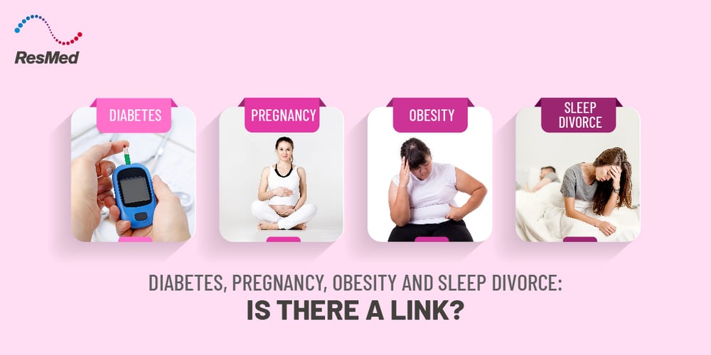 Link between Diabetes, Pregnancy, Obesity and Sleep Divorce