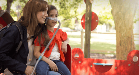 NIV therapy for children's lungs